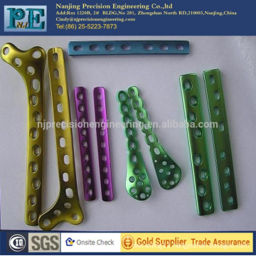 Custom hot sale high precision anodised aluminium parts